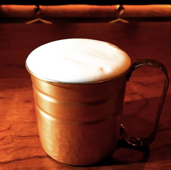 Creamy latte cocktail